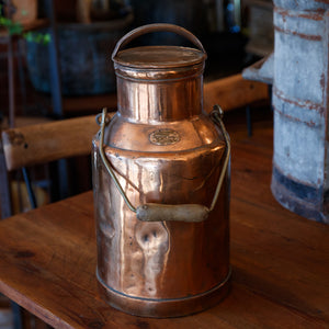 Belgium Copper Cream Churn