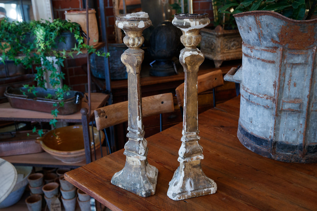 18th Century French Altar Candlesticks