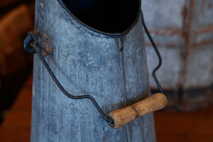 French Vintage Zinc Coal Shuffle