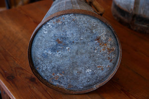 French Vintage Zinc Coal Shuffle