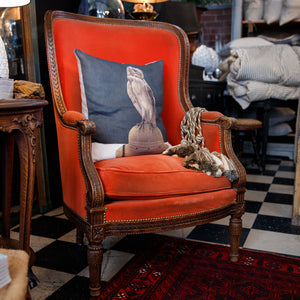 Large French Oak Chair