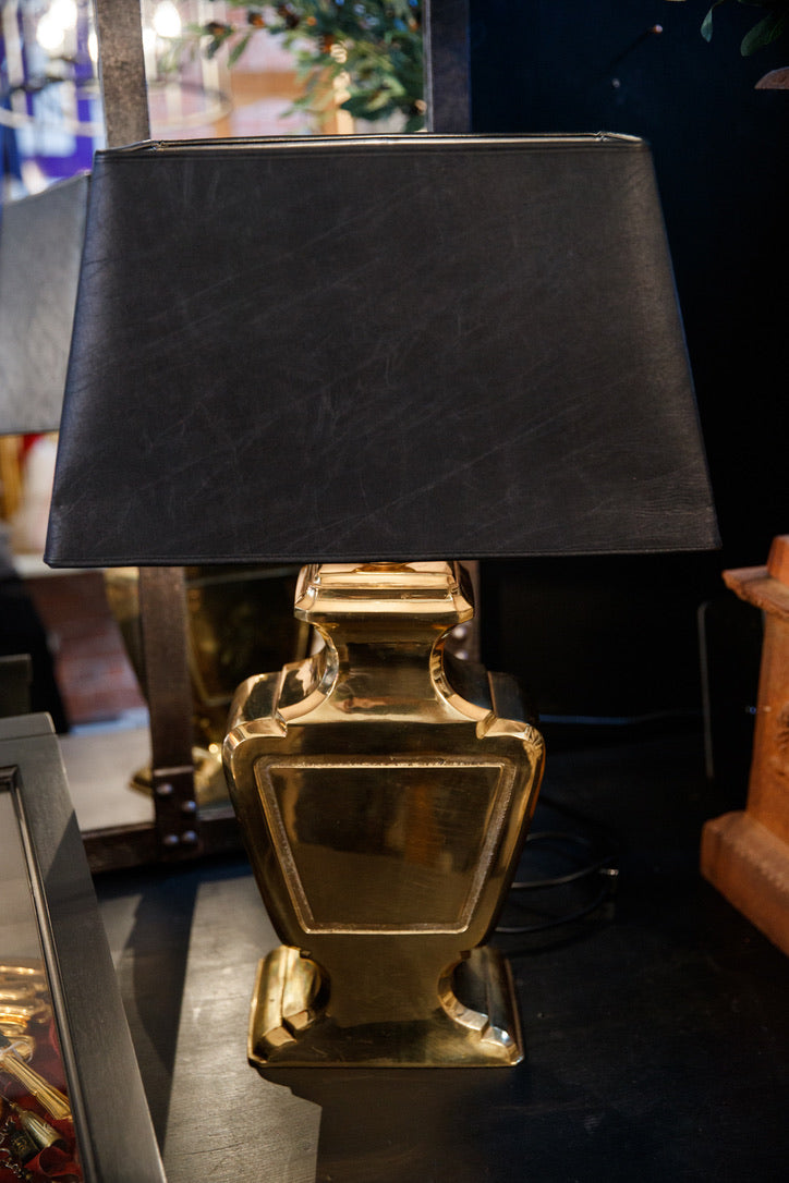 Stunning French Mid Century Brass Lamp