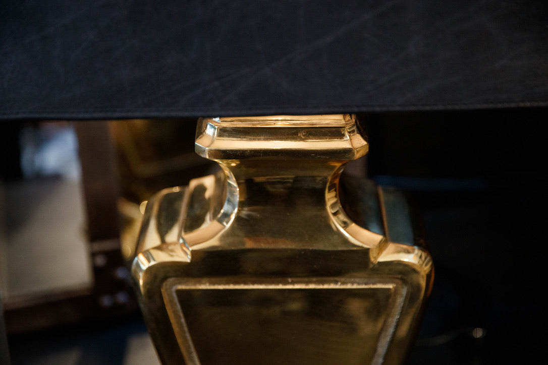 Stunning French Mid Century Brass Lamp