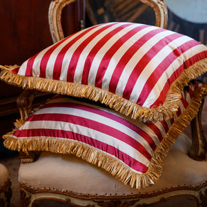 Vintage French Silk Cushions