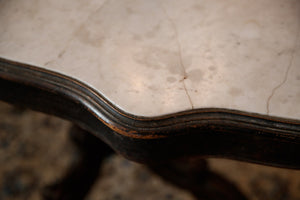 19th Century French Turtle Top Marble Table