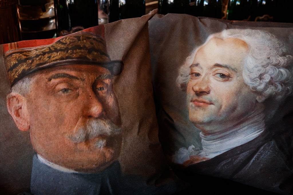 French Portrait Cushions