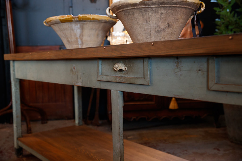 Vintage French Kitchen Island