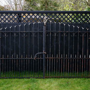 19th Century French Wrought Iron Entrance Gates- No 2