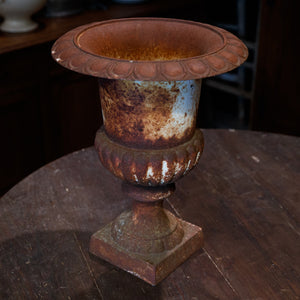 Vintage French Cast Iron Urn - No 1