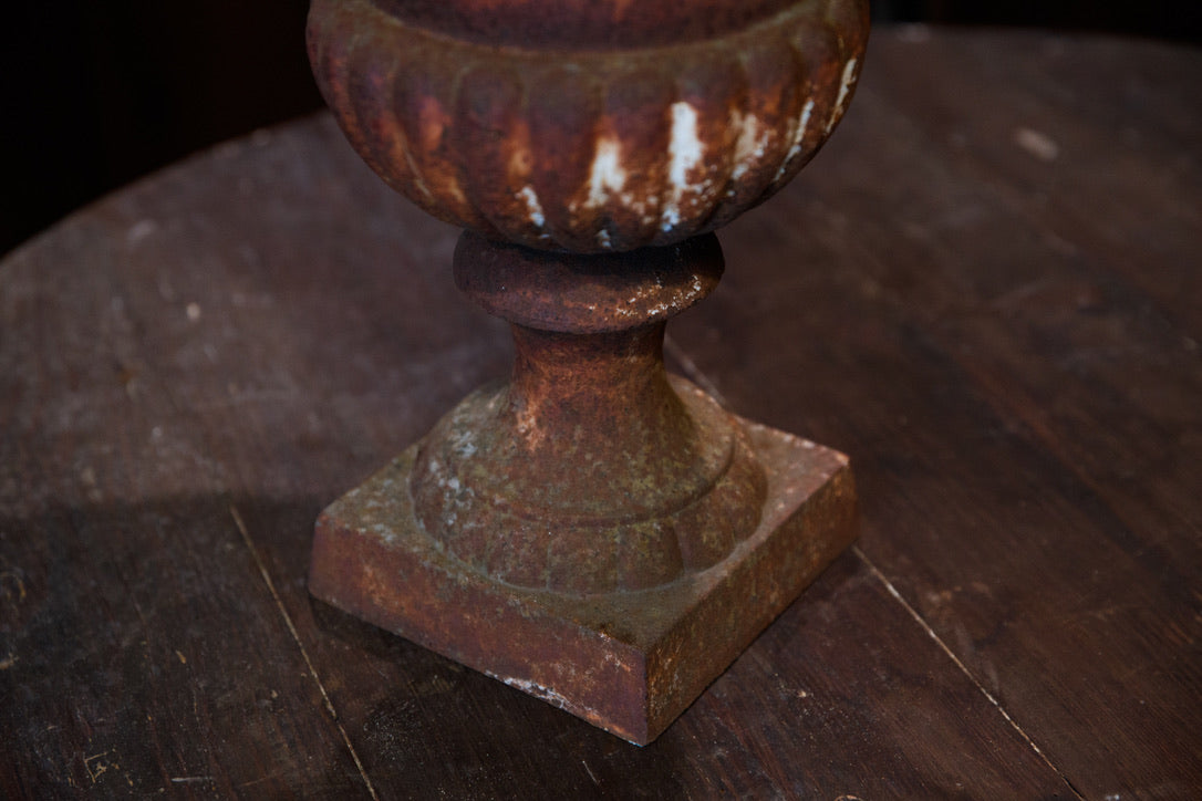 Vintage French Cast Iron Urn - No 1