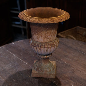 Vintage French Cast Iron Urn - No 2