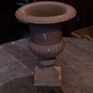 Vintage French Cast Iron Urn - No3