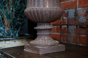 Gorgeous 19th Century French Cast Iron Urns