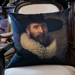 Rembrandt Oil Portrait Cushion