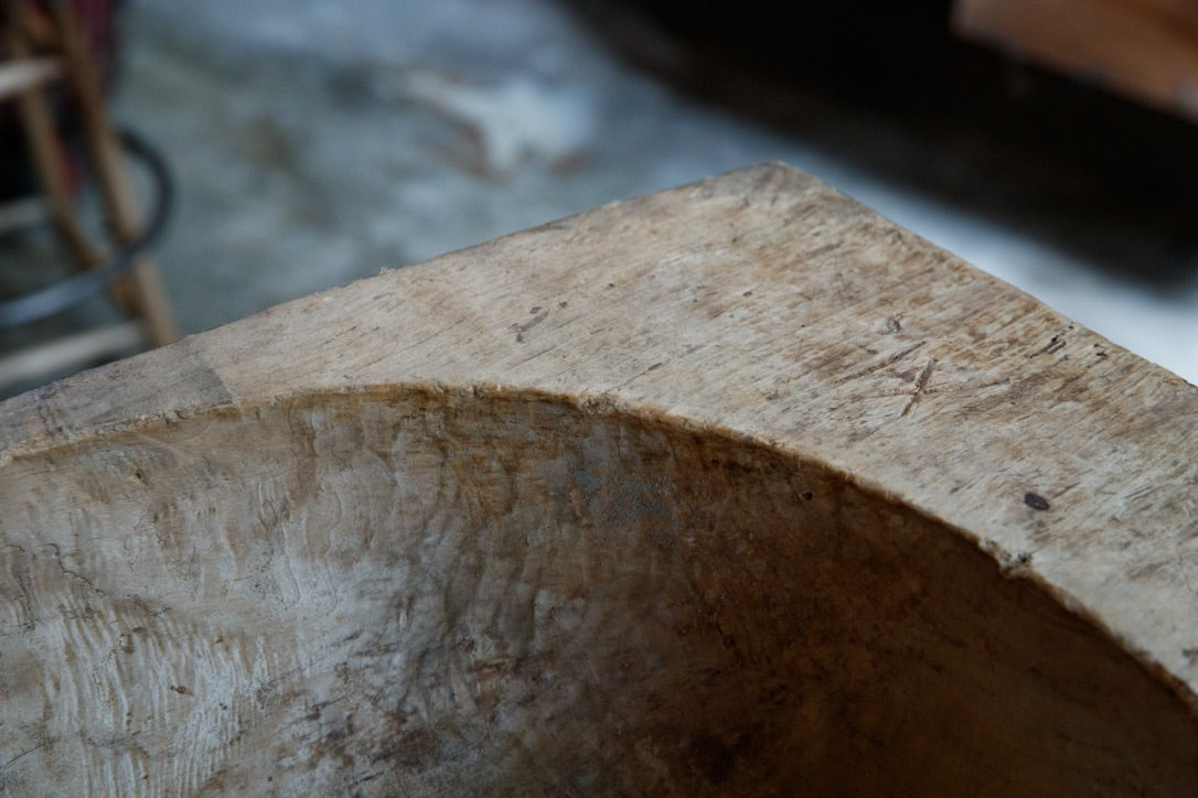 Vintage French Wooden Trug