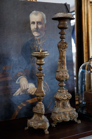 19th Century French Altar Candlesticks