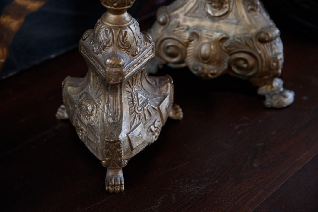 19th Century French Altar Candlesticks