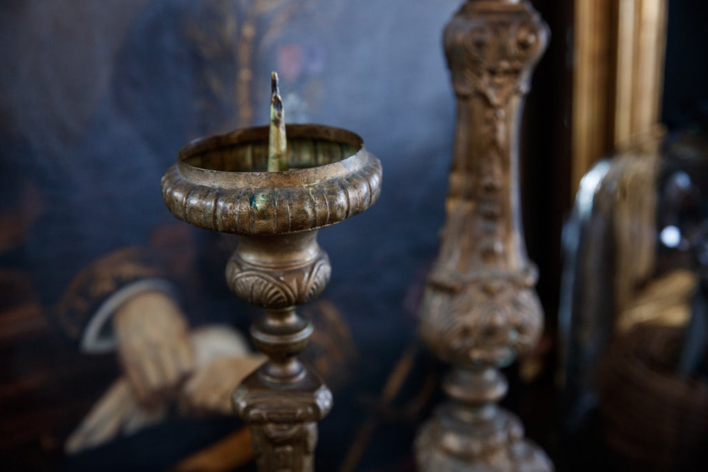 19th Century French Altar Candlesticks