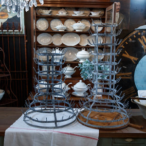 Vintage French Metal Bottle Driers