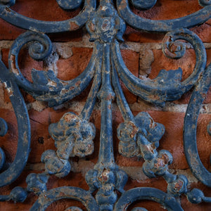 Gorgeous 19th Century French Iron Grill