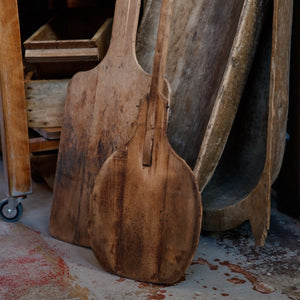 Vintage French Wooden Bakery Boards
