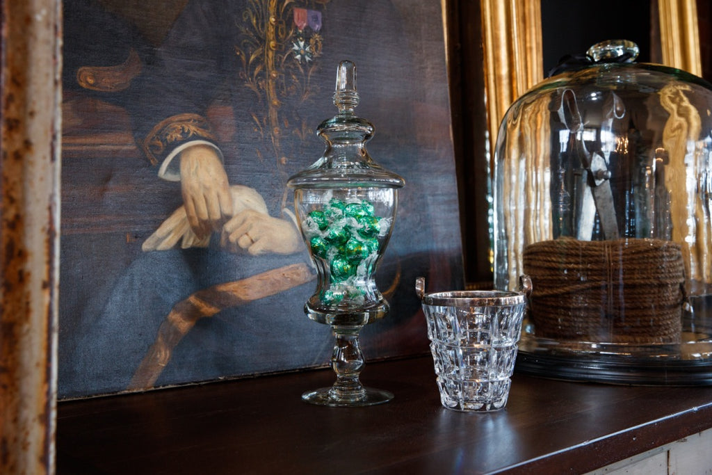 19th Century Crystal Bon Bon Jar