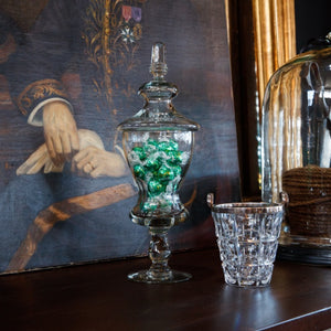 19th Century Crystal Bon Bon Jar