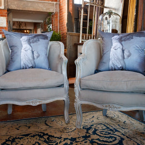 French Linen Parlour Chairs