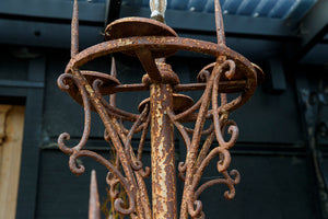 Beautiful French Wrought Iron Candelabra
