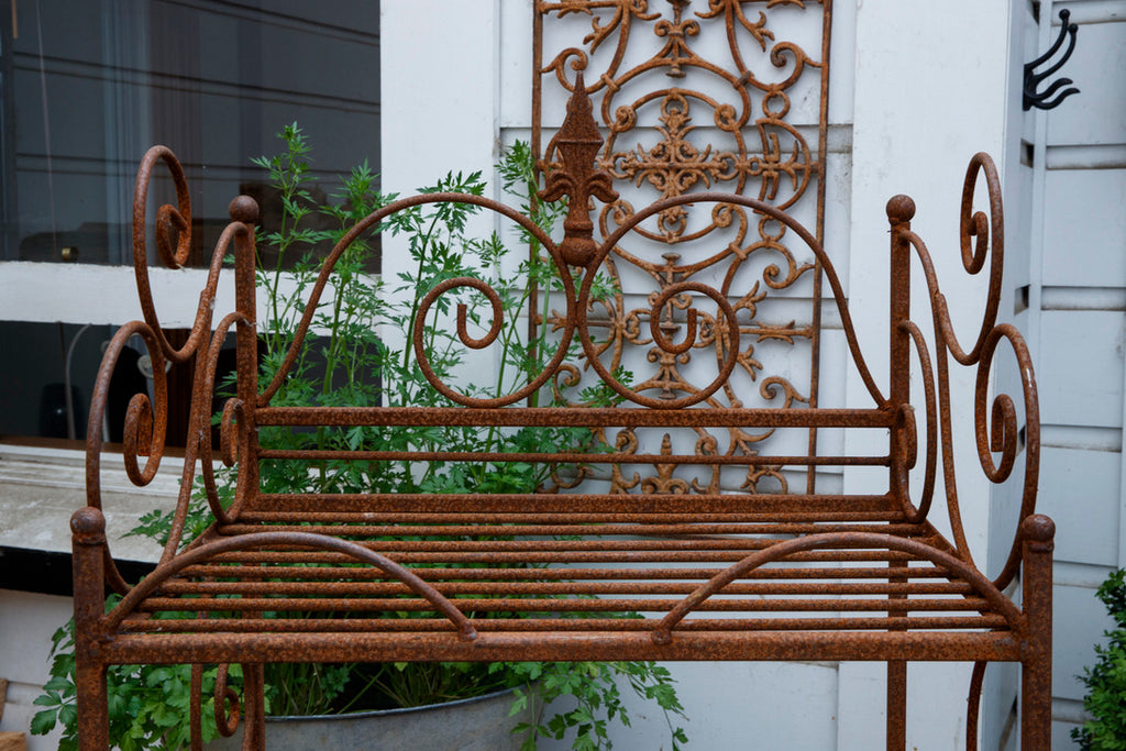 French Wrought Iron Orangerie Garden Shelves