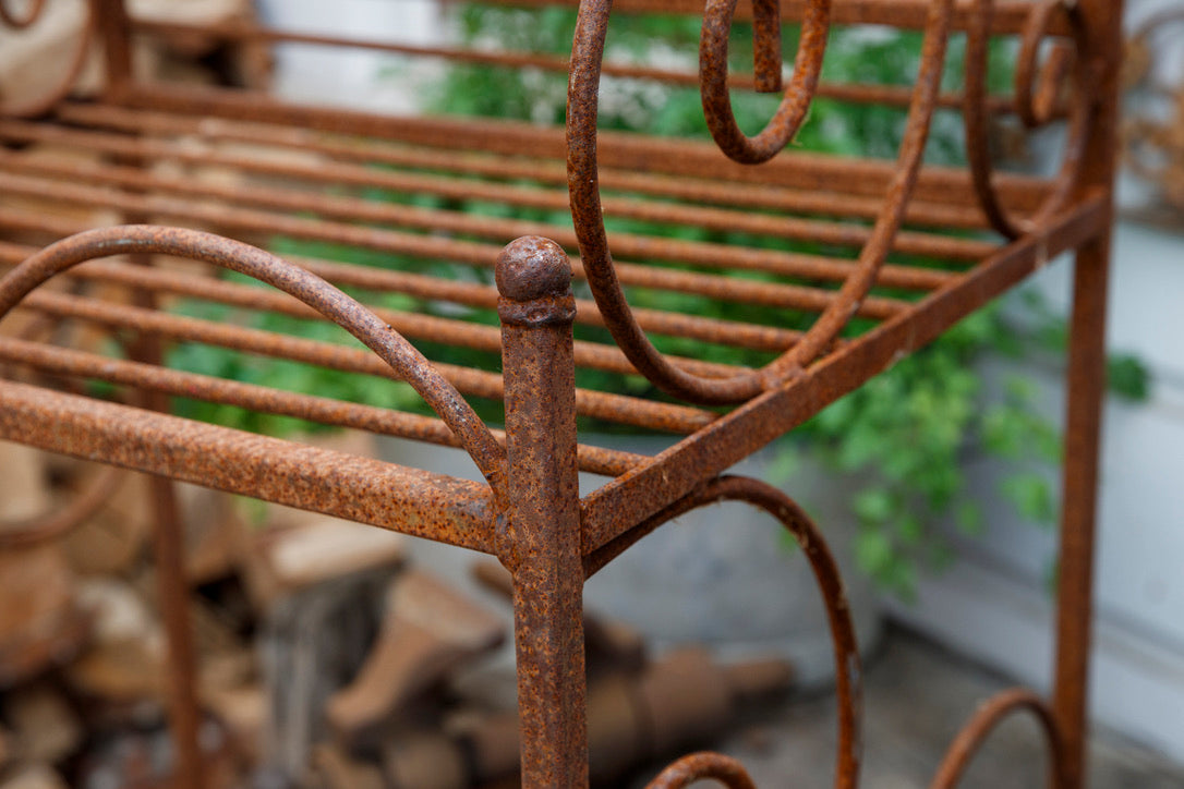French Wrought Iron Orangerie Garden Shelves